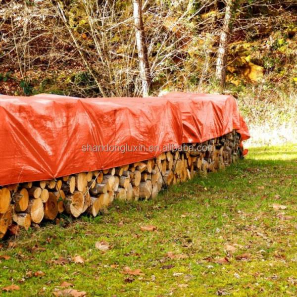 500D-1500D Coated HDPE Tarpaulin for Customer Double Waterproof Construction