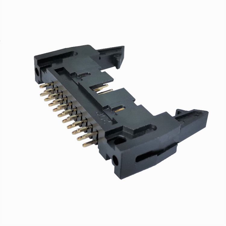 OEM UL94V-0 Long Ear Ejector Shroud Header Connector DIP Straight Type