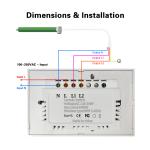 Tuya Smart 1.8KW Curtain Switch 118 US Brazil Tailand Vietnam Us Australia