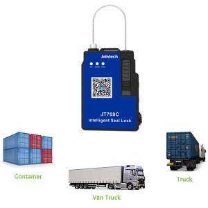 China Jointech JT709C Container Seal Tracking Truck Door Remote Control Gps Padlock 2600mAh on sale