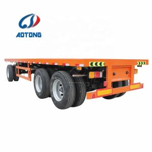 Wholesale Truck Trailer Steel Flat Trailer for Farm Tractor/Drawbar Flatbed Container Trailer from china suppliers