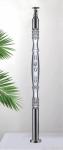 2024 Luxurious Interior Prefinished Crystal Pillar Balustrade Acrylic Baluster