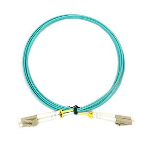 Wholesale OM3 1.5m Optical Patch Cord , 2 Fibers LSZH Lc Upc Cable For Telecom Network from china suppliers