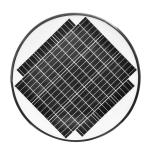 All Ine One Solar LED Lights Post Top 50-100 Watt 120LM/W Intelligent Control