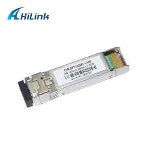 Wholesale 10G CWDM 100KM Optical Transceiver Module 1470nm-1610nm Duplex LC DDM EML APD from china suppliers
