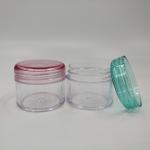 Mini Transparent Plastic PS Eye Face Cream Pot Cosmetic Packaging 3g 5g 10g 15g