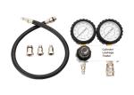 Dual Gauges Cylinder Leak Detector Kit , 0-100psi Diagnostic Test Kit For Cars