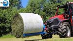 135gsm White Color Hay Bale Sleeves Waterproof Tubular Woven Fabric UV Treated