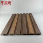High Quality Woodgrains Laminated Wpc Fluted Wall Panel Outdoor Wall Wpc Panels