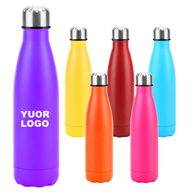 500ml 17oz insulated water bottles For Long Hours Insulation