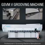 Vertical Metal Grooving Machine Cnc V Grooving Machine For Ornament 1250mm