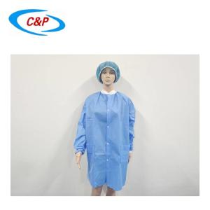 Wholesale Industrial Disposable Blue Laboratory Coat With SMS Material Construction from china suppliers