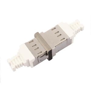 Wholesale SM MM DX LC LC Fiber Coupler Metal Adapter Without Flange from china suppliers