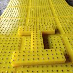 Anti Skid Drilling Rig Accessories Mats 30mm Thickness Polyurethane Rubber