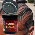 Non Greasy Loc N Thick Clear Braiding Jam Hair Gel and Edge Control Super Strong