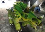 Shopping Mall People Riding Dinosaurs , Dinosaur Toy Ride On For Game Center
