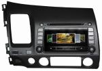 Ouchuangbo Car Stereo Radio GPS Navigation for Honda Civic (left) 2006-2011 DVD