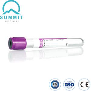 Wholesale Siliconized Purple Cap K3 EDTA Vacutainer Tubes, PET Tube, 13mm*75mm from china suppliers
