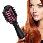 4 In 1 Multi Functional Hot Air Dryer Comb Brush Hair Curler Tourmaline Ceramic