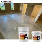 100% Solid Metallic Epoxy Garage Floor Coating Marble Look Non Slip