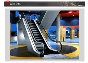 Wholesale Rise 6000mm Rubber Handrails Indoor VVVF Moving Walk Escalator With Aluminum Alloy Comb Board from china suppliers