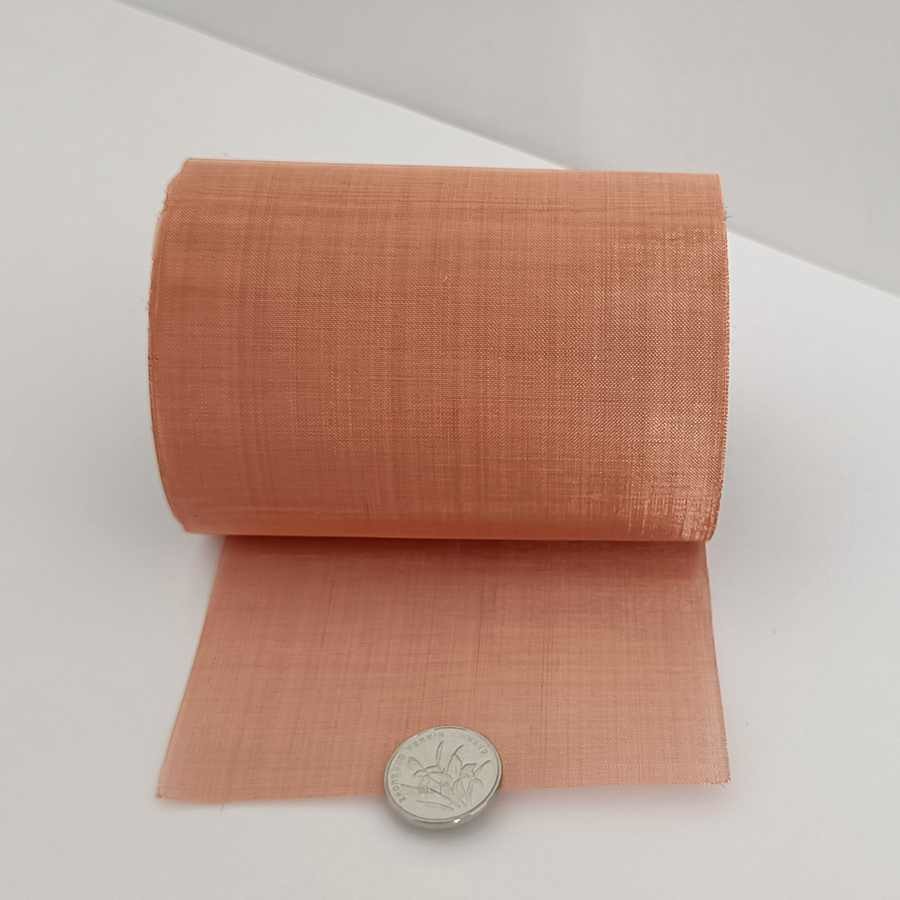 Pure 80 Mesh Copper Wire Netting Knitted Copper Mesh Emf Shielding