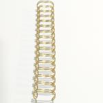 Nylon Coating Black 9/16 Inch Metal Wiro Double Ring Spiral Wires For Scrapbook