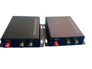 Wholesale 2-ch RCA audio to fiber converter,1-ch stereo audio over fiber extender from china suppliers