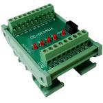 Converter of Open Collector HTL 24v into Differential TTL 5v Signal 4 Ways