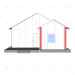 Heya-2B01-A China 2 room sandwich panel house best selling prefab building