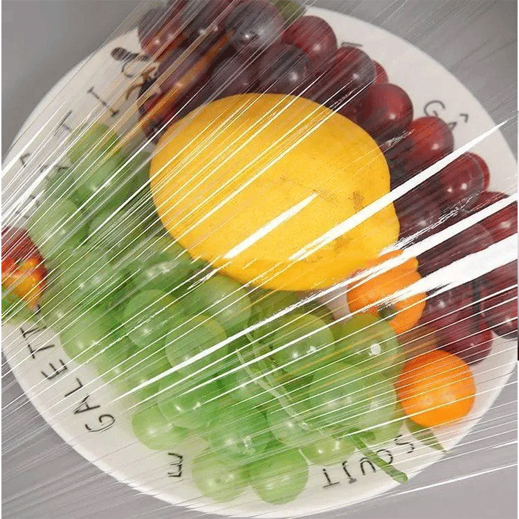 Fresh Food Wrap Transparent PVDC Cling Film Wrap Slide Cutter Stretch Film