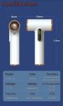 Travel Size 200W Battery Powered Wireless Hair Dryers with Low Noise Performance