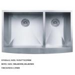 Stainless steel Double Bowl One Piece Kitchen Sink and Countertop sink