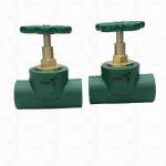 Customized Heavier Type Stop Valve Cartridge With Green Handle Brass Cartridge