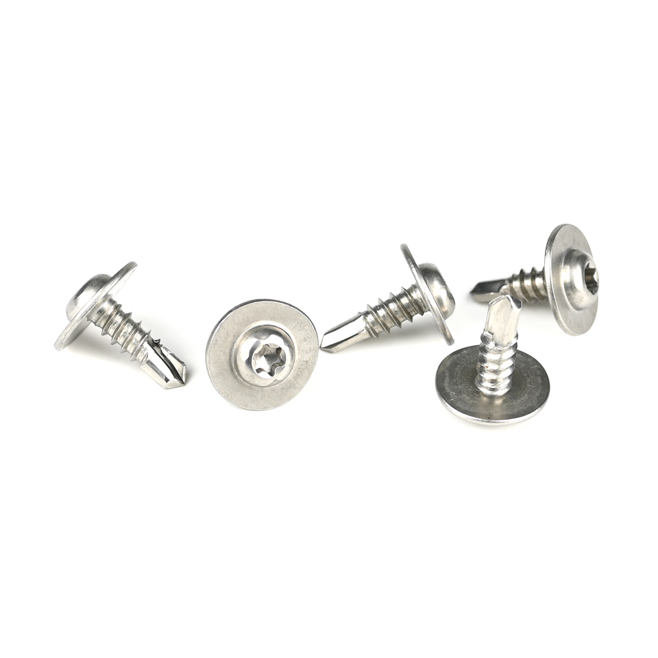 Electrical Appliances Stainless Steel Torx Self Drilling Screw with Round Head Washer
