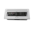 Office Furniture Tabletop Switch Socket / Pop Up Desk Power Outlet For