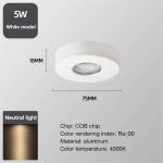 Anti Glare Open Design Spotlight for White Product Style without Perforated