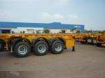 Skeletal chassis 20ft 40ft container trailer