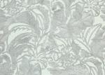 Classic Style Embossed Living Room Wallpaper with Light Green Floral Pattern