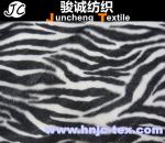 Velboa Polyester Upholster Sofa Fabric Zebra short pile for sofa upholstery