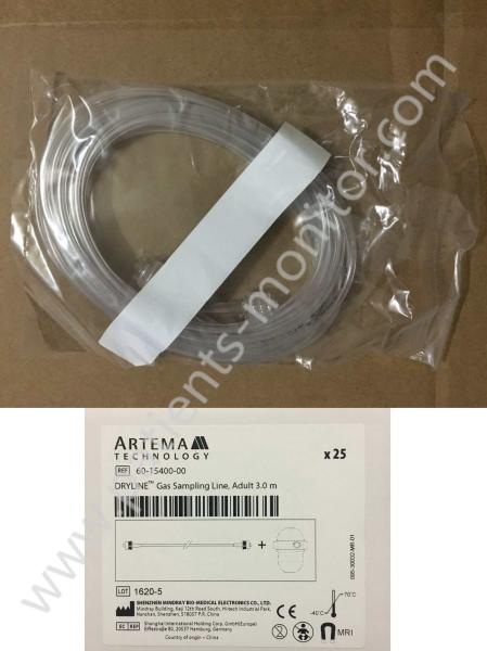 Mindray ARTEMA DRYLINE Gas Sampling Line REF:60-15400-00 LOT:1620-5 Adult Only 3