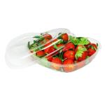 Customized Recycled Heart Shaped Strawberry Gift Golden / Clear Packaging Boxes