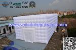 Grand White Durable Inflatable Tent For Party / Wedding And Banquet