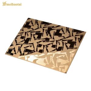 Wholesale Customized Sizes and Thickness Available for Etched Stainless Steel Sheet from china suppliers