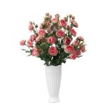 Multi-head artificial rose home decoration wedding artificial flowers