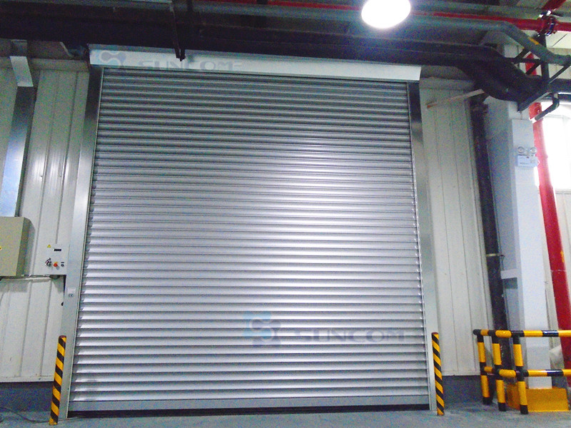 Roll Up Absolutely Encoder Workshop Security Doors Wind Load Max 30m / s