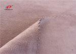 150CM Warp Knitted Polyester Waterproof Suede Fabric For Lady Shoes