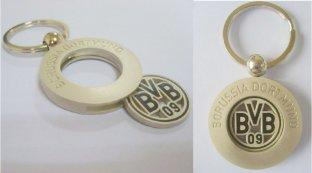 Pad Printing Zinc alloy 3.0mm custom promotion metal keyrings