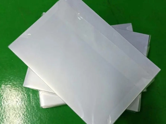 Uncoated Transpartent PVC Overlay Film For Plastic Cards Lamination