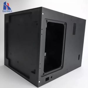 China Custom Sheet Metal Fabrication Brushed Panel Stamping Bending Welding Aluminum Stainless Steel Brackets Box on sale
